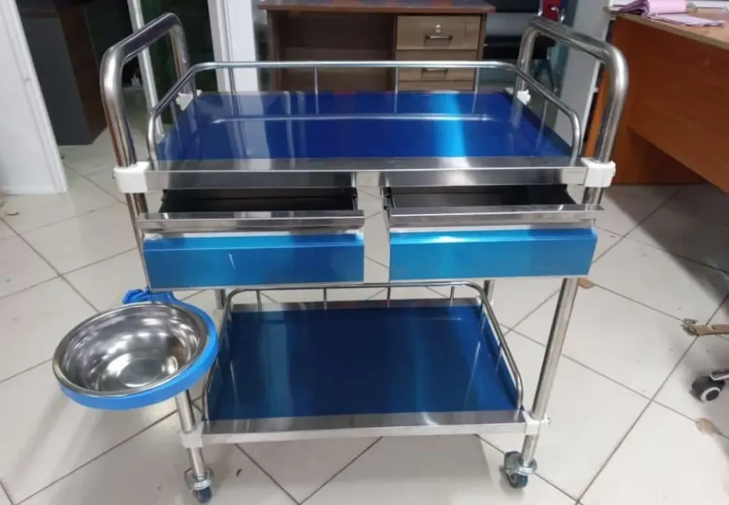 Dressing/procedure trolley
