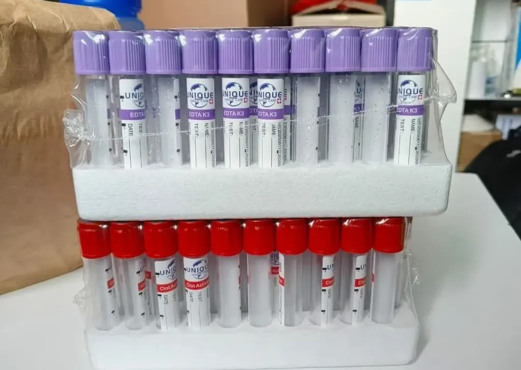 Vacutainer tubes